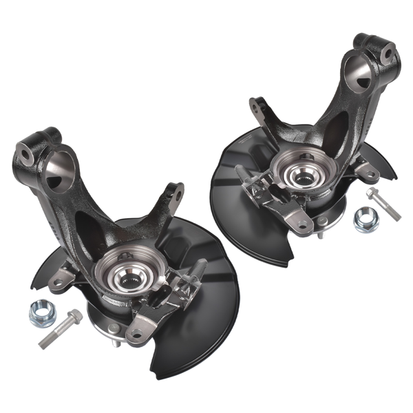 转向节总成 Pair Steering Knuckles Fit for Honda Civic EX-T Front Driver Passenger Side 686430/1-7
