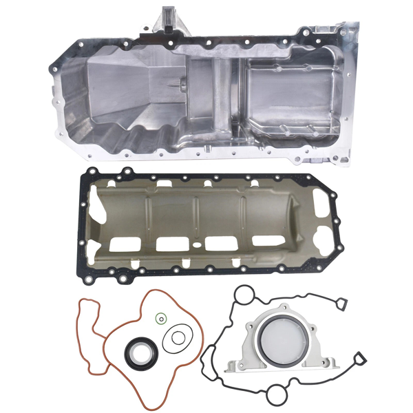 油底壳 Engine Oil Pan w/ Gasket Replacement for 2005-2020 Dodge Charger Chrysler 300 V8 4792973AC-3