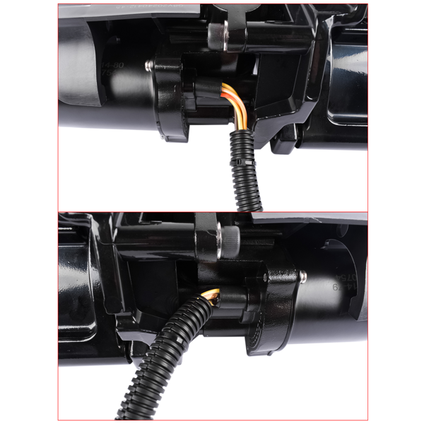 脚踏板电机总成 2Pcs Left and Right Power Step Running Board Motor Fit for Cadillac Escalade ESV Chevrolet Suburban GMC Yukon XL 2019-2020 Black-8