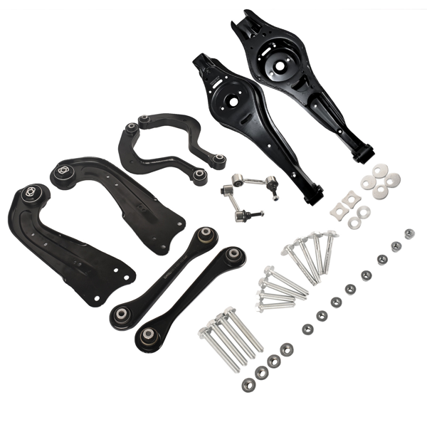 控制臂套装 Rear Controls Arms Bolts Kit Replacement for VW Golf 5 6 2005-2012 Jetta 2006-2010 Audi A3-5