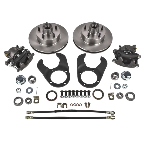 刹车盘套装 Disc Brake Kit 11 Inch 5 on 4-3/4 Metric Caliper Replacement for Ford Spindle 1937-1948-5