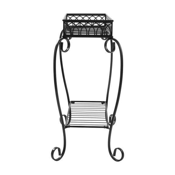 Traditional 2-Tier Plant Stand, 26" L x 13" W x 26" H-3