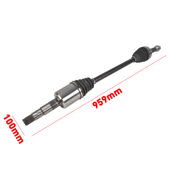 半轴 Front Right Passenger Side CV Axle Shaft Assembly Fits for Tesla Model X Sport Utility 2019-2024 1420119-00-B Black 1Pc-7