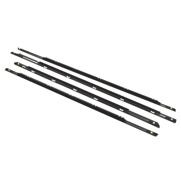 密封条套件 4Pcs Door Belt Outside Weatherstrip Fit for Kia Forte 1.6L 2.0L 2019-2024 Black-6