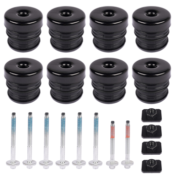 车身衬套套件 13848 Silicone Body Mount Bushings Bolt Kit Fit for 08-16 Ford F250/350 Super Duty