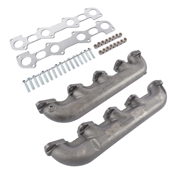 排气歧管 002560CASTF Upgraded Manifold Kit + Hardware Fit for Ford 6.0 Powerstroke 6.0 03-07-2