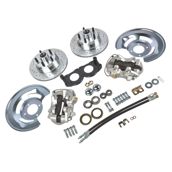 刹车盘套装 Front Disc Brake Conversion Kit & 11" Rotors Fit for 1964-1973 Ford Mustang V8-7