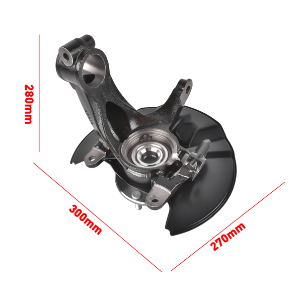 转向节总成 Front Passenger Side Steering Knuckle 686430 Fit for Honda Civic EX Sport 1.5L 2.0L-9