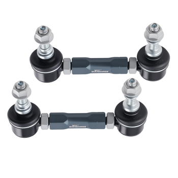 Adjustable Front Sway Bar End Links 107-130mm Universal Aluminum Steel Kit