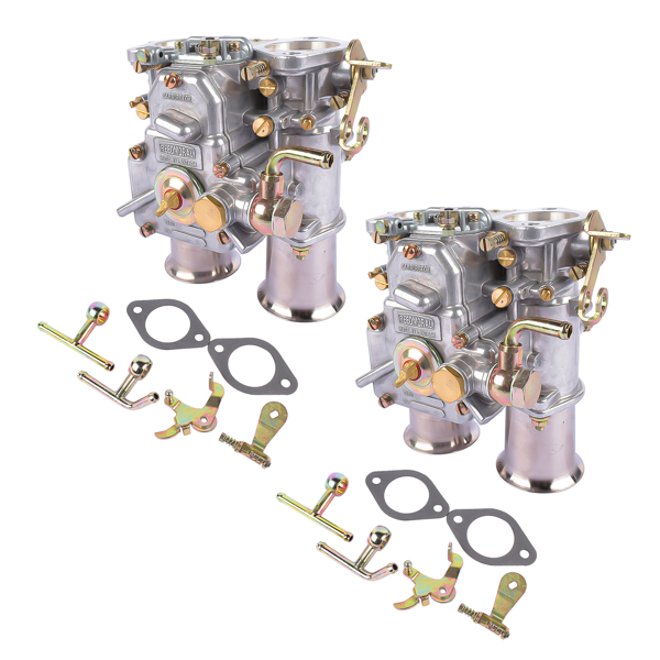 化油器 2X Carburetors Twin Choke Replacement for 45 DCOE Weber 152 4 Cyl 6 Cyl V8 Engines 19600.060-5
