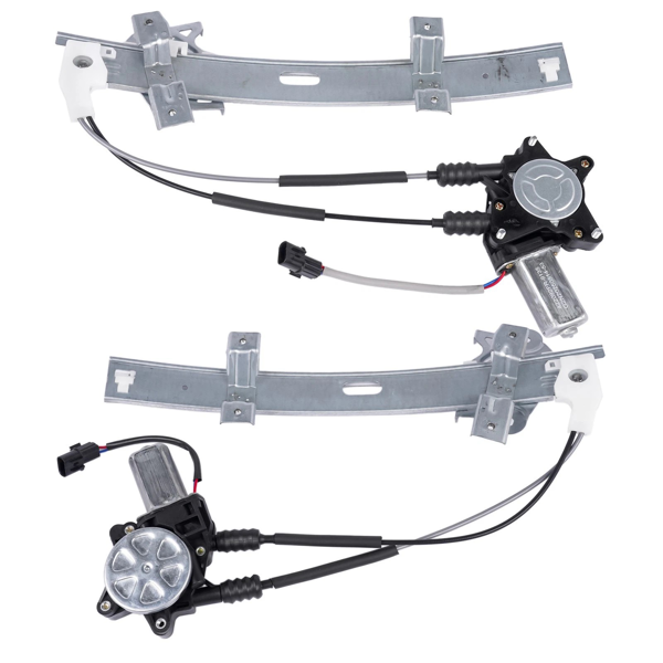玻璃升降器 2X Front Power Window Regulator Replacement for Mitsubishi 3000GT Dodge Stealth 3L V6 GAS-5