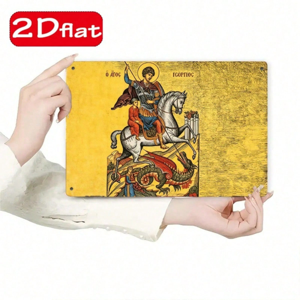 CIFbuy 娜娜奶奶与帕普斯爷爷 复古圆形标识 7.8x7.8英寸 2D平面印刷 复古幽默 有趣墙饰 复古艺术牌匾 Ho（TikTok, temu 自提物流）-5