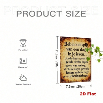 CIFbuy 点亮家居秋季装饰金属标牌，“你好，秋天”圆形复古铁皮标牌 8x8 英寸，乡村农舍风格墙面艺术，适用于家居秋季装饰（TikTok, temu 自提物流）