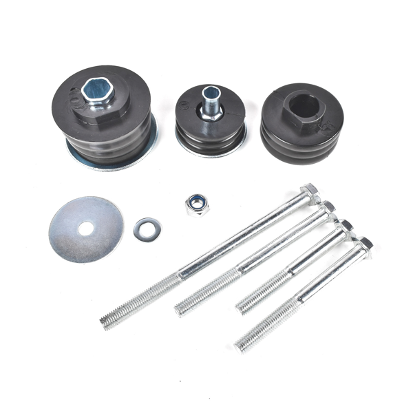 车身衬套套件 Body Cab Mount Bushings Kit &Nut fit for 99-07 Ford F-250 F-350 Super Duty KF04058BK-7