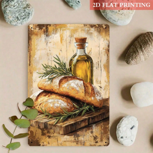 CIFbuy 复古怀旧金属标牌 2D 平面万圣节黑猫南瓜灯笼艺术画装饰 8x12 英寸 单件经典摆件（TikTok, temu 自提物流）-7