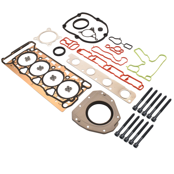 发动机大修包套装 Cylinder Head Gasket Bolts Set Replacement for Audi A3 A4 Q5 VW Jetta GTI New Beetle 2.0T-6