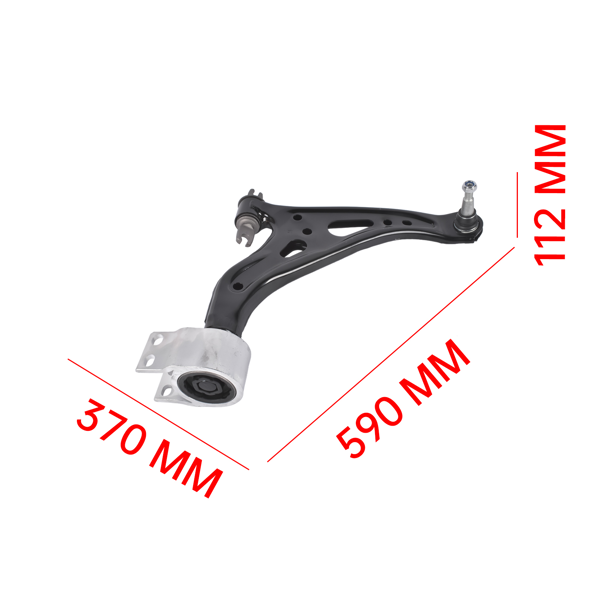 控制臂 Front Lower Right Control Arm and Ball Joint Assembly Fits for Chevrolet Equinox GMC Terrain 1.5L L4 2018-2023 Black 1Pc-4