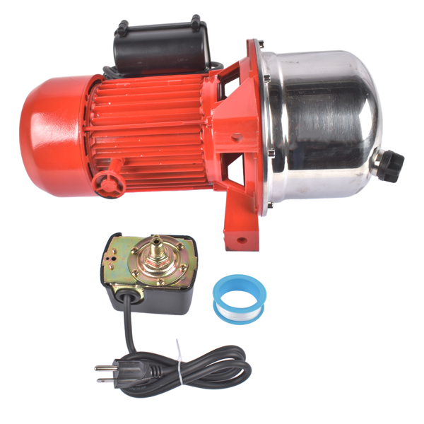 喷射泵 Jet Pump 115/230 Volt 3/4 HP 12.8 GPM Fit for Wells Up To 25' Deep 97080702 Red New-2