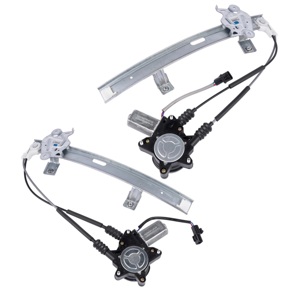 玻璃升降器 2X Front Power Window Regulator Replacement for Mitsubishi 3000GT Dodge Stealth 3L V6 GAS-4