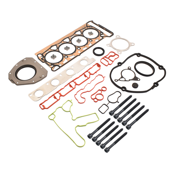 发动机大修包套装 Cylinder Head Gasket Bolts Set Replacement for Audi A3 A4 Q5 VW Jetta GTI New Beetle 2.0T-5