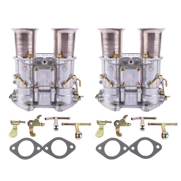 化油器 2X Carburetors Twin Choke Replacement for 45 DCOE Weber 152 4 Cyl 6 Cyl V8 Engines 19600.060-6