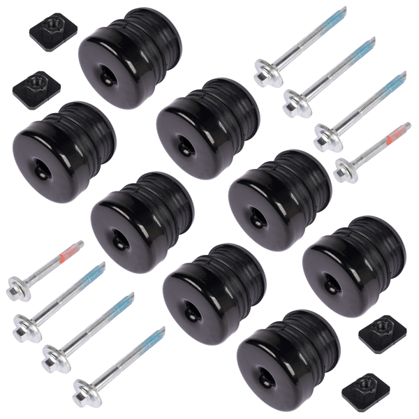 车身衬套套件 13848 Silicone Body Mount Bushings Bolt Kit Fit for 08-16 Ford F250/350 Super Duty-5