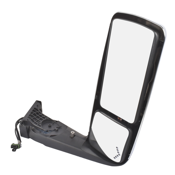 倒车镜 Front Right Chrome Power View Door Mirror with Turn Signal Light Fits for International Harvester MV607 2018-2026 4188595C91-2