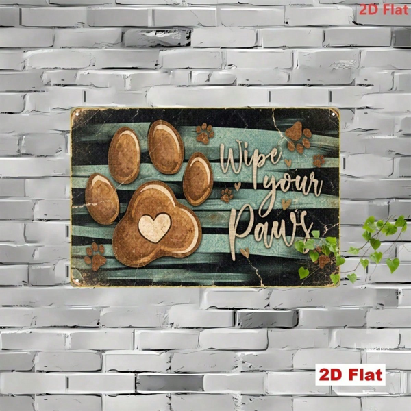 CIFbuy 复古圆形铁皮招牌 8x8 英寸 复古金属墙面装饰 经典艺术牌匾 适用于酒吧 咖啡馆 酒吧间 车库 男人洞穴 家庭派对装饰（TikTok, temu 自提物流）-3