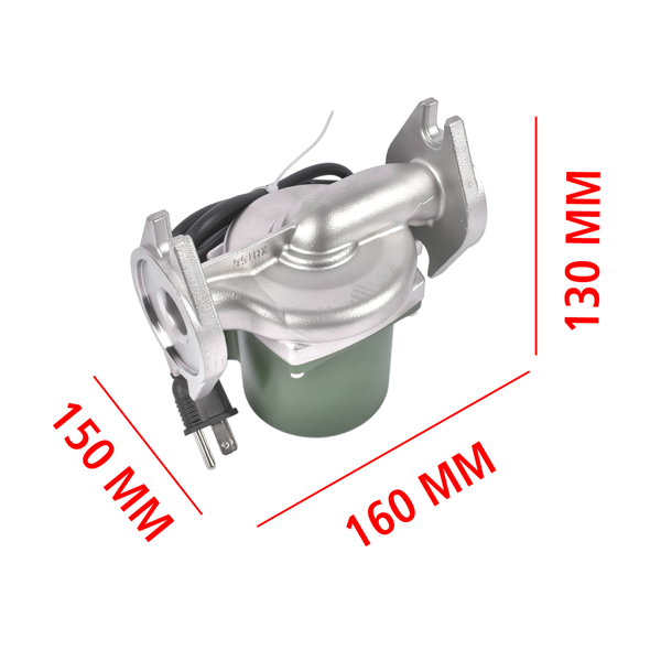 水泵 Fits for Taco Flanged High Velocity Cartridge Circulator Pump 1/8HP 115V 3250RPM-11