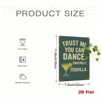 CIFbuy 复古金属标牌 8x8 英寸 复古雕刻铝制锡制墙面艺术 经典家居咖啡馆酒吧男士洞穴厨房装饰 ID（TikTok, temu 自提物流）