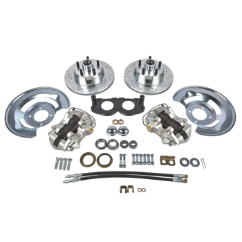 刹车盘套装 Front Disc Brake Conversion Kit & 11\\" Rotors Fit for 1964-1973 Ford Mustang V8