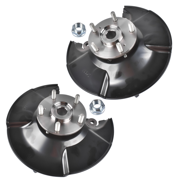 转向节总成 Pair Left+Right Steering Knuckle & Hub Bearing Fit for Honda Civic Si 2006-2011 L4 2.0L-4