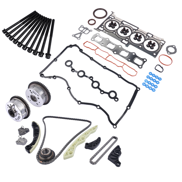 正时链条套装 Timing Chain Kit & Head Gaskets Replacement for Dodge Chrysler Jeep Compass 2.4L l4 DOHC-3