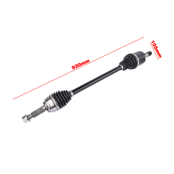 半轴 Rear Left and Right CV Axle Shaft Assembly Fit for Tesla Model S 2012-2023 Model X 2018-2021 Black 2Pcs-6