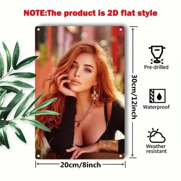 CIFbuy 1个复古风，请将包装放入盒中 金属标牌 12x8英寸 复古防水防锈铁质墙面装饰，适用于家庭厨房装饰（TikTok, temu 自提物流）-4