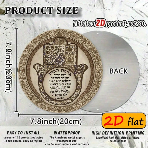 CIFbuy 古尔德金丝雀金属标牌 8x12 英寸，复古农舍鸟类墙面装饰，2D 平面金属铭牌，适用于家居装饰、厨房、浴室和卧室（TikTok, temu 自提物流）-3