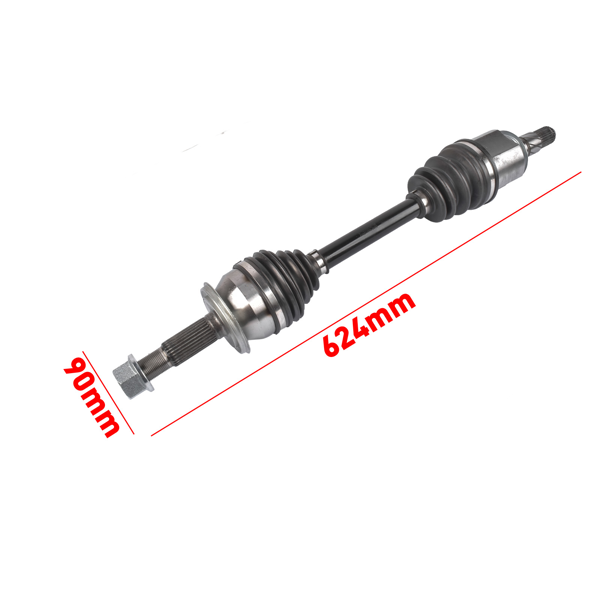 半轴 Front Right CV Axle Shaft Assembly Fits for INFINITI EX37 G37 Q50 Q60 QX50 AWD 2013-2017 Black 1Pc-7