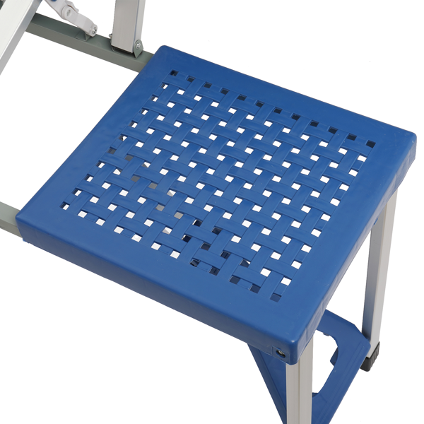 【同款编码：56747377】蓝色 塑料 野营连体桌椅 桌椅连体 135.5*83*65.5cm 50kg-28