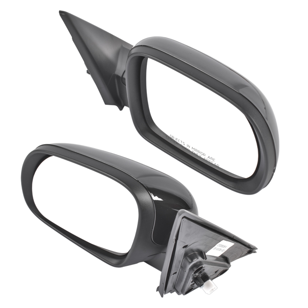后视镜 Left and Right Manual Fold Non-Heated Door Mirror Fits for Kia Soul LX Hatchback 1.6L 2.0L L4 2020-2025 Black 2Pcs-3