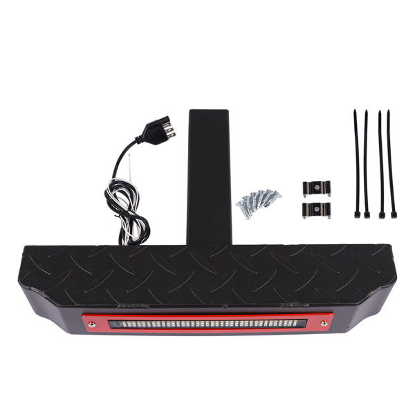 踏板 Hitch Step with Light 108 LED Brake Lighting (6 Modes) 700lbs Max Load Steel Bar-1