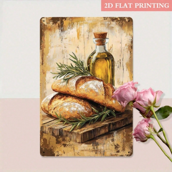 CIFbuy 复古怀旧金属标牌 2D 平面万圣节黑猫南瓜灯笼艺术画装饰 8x12 英寸 单件经典摆件（TikTok, temu 自提物流）-4