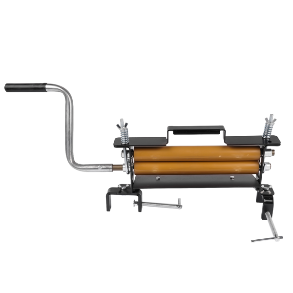 绞干机 Clothes Hand Crank Wringer Fit for Portable Washer Extract Moisture from Towels - Yellow & Black-1