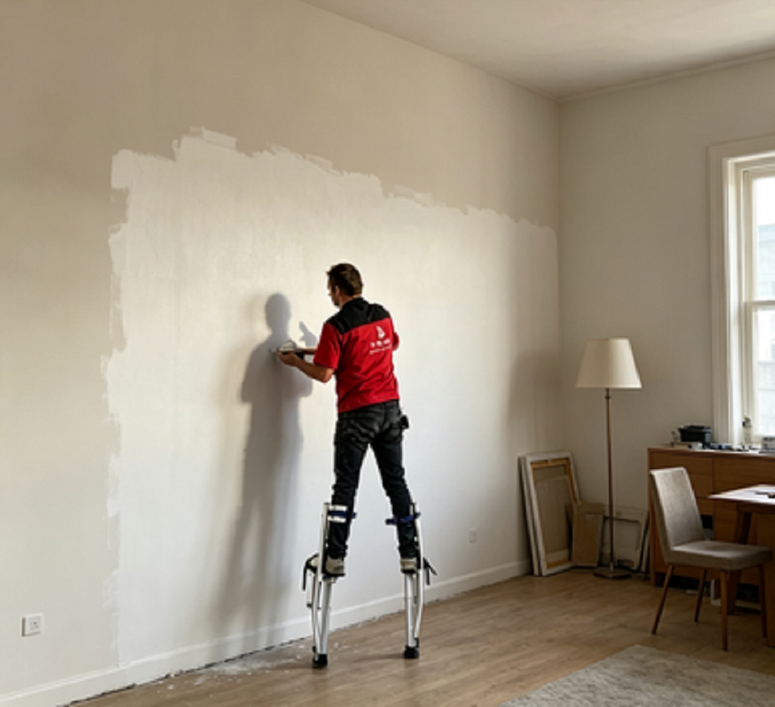 Adjustable Aluminum Painting Stilts 24-40 Inch Heavy Duty Stilt for Painting Picking Trimming Stage Show view 3