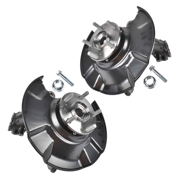 转向节总成 Pair Front Left Right Steering Knuckle w/Hub Bearing 686-418/9 Fit for Honda Accord 2018-2022-5