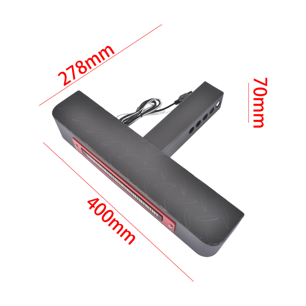 踏板 Universal Hitch Step w/ LED Brake Light Fit for 2" Receiver Trucks  ATVs SUVs Vans-10