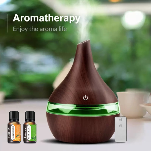 300ml 超静音香薰加湿器，7 色 LED 氛围灯，自动断电保护，打造居家、办公室、卧室舒缓环境-7