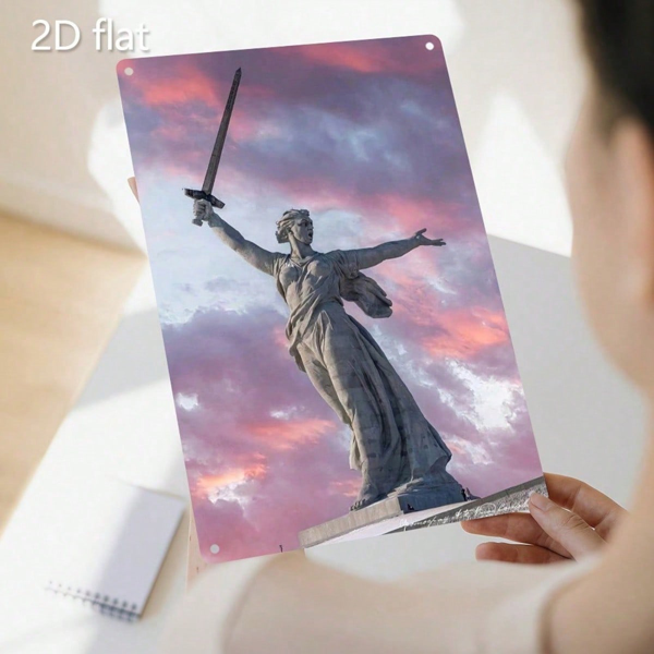 CIFbuy 复古蕨类植物2D平铁金属标牌 8x12英寸 耐用怀旧风格金属铭牌 装饰墙面艺术画，适用于酒吧、卧室（TikTok, temu 自提物流）-8