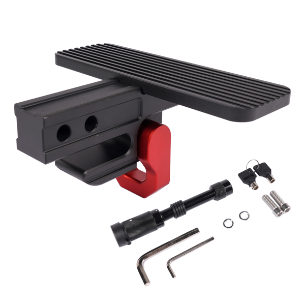 油底壳 Hitch Step 45,000 lbs Max Breaking Strength Fit for 2 Inch Receiver with 3/4" D-Ring-1