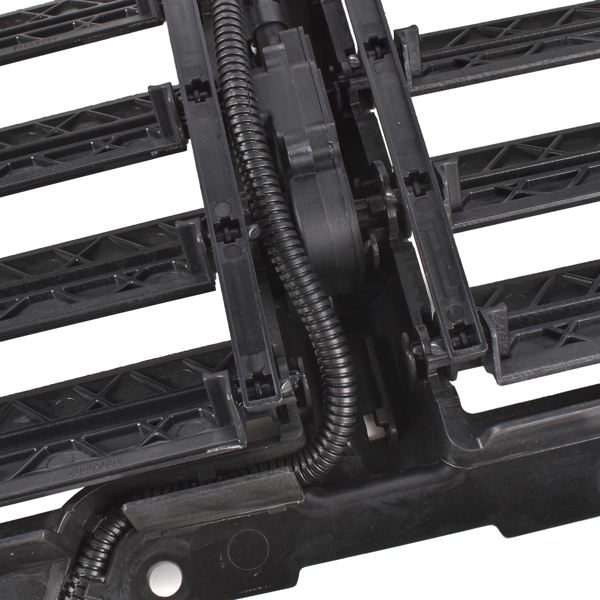 散热器出风口 Upper Radiator Shutter Grille with Motor Fits for Cadillac Escalade Chevrolet Suburban Tahoe GMC Yukon Yukon XL 2017-2020 Black-9