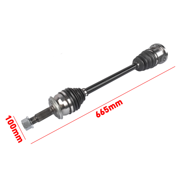 半轴 Front Left CV Axle Shaft Assembly Fits for INFINITI EX37 G37 Q50 Q60 QX50 AWD 2013-2019 Black 1Pc-6